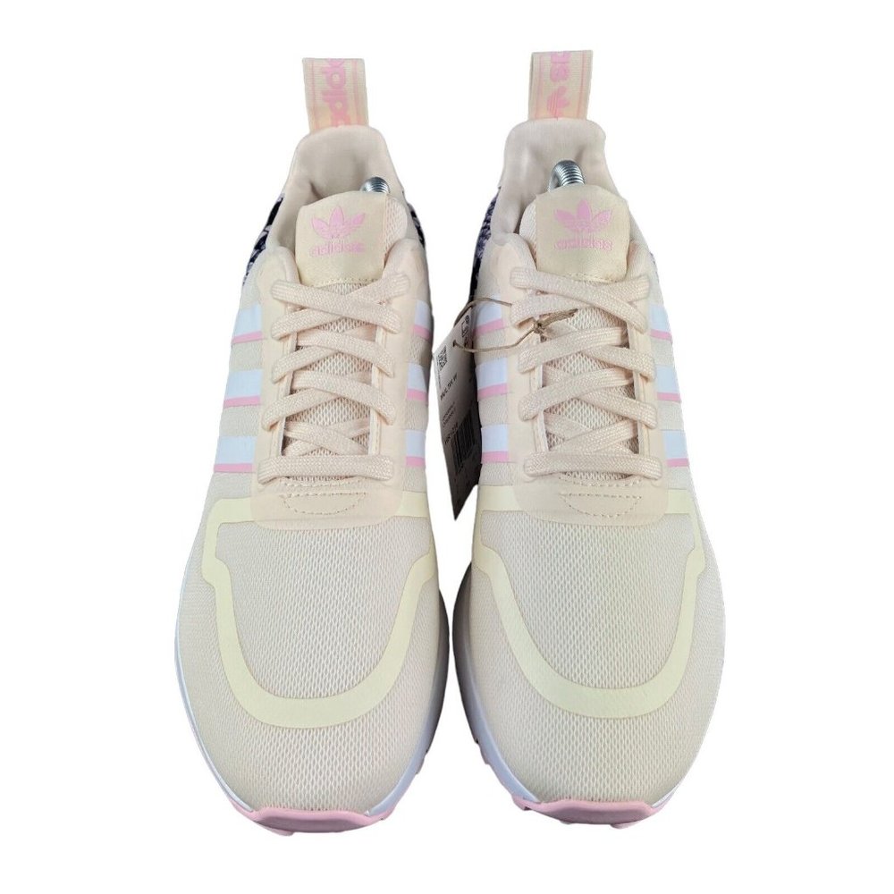 Adidas Women's Multix Snakeskin Ecru Tint Pink White Shoes HR1216 Sizes 7 - 10.5 - Picture 7 of 9